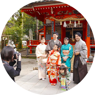 七五三の様子