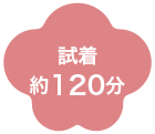 試着約120分